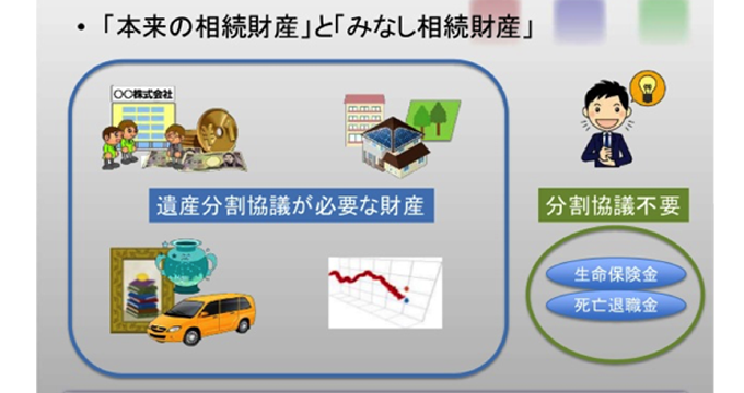 本来の相続財産とみなし相続財産